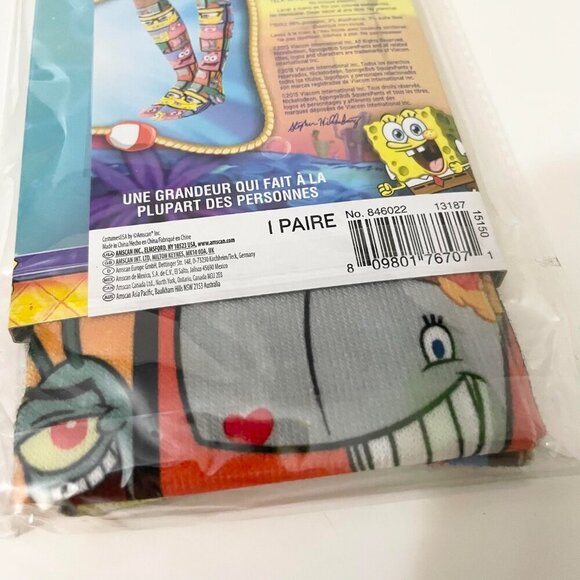 SpongeBob SquarePants Knee High Adult Novelty Socks 1 Pair - Picture 6 of 11